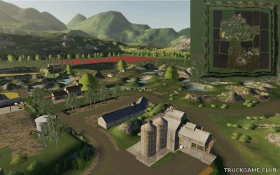 Мод "La Montagne Des Lacs v1.0" для Farming Simulator 2019