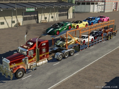 Мод "Car Transport Trailer v1.0.0.1" для Farming Simulator 2019