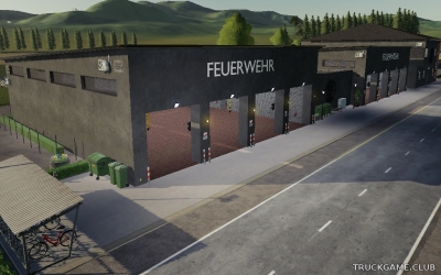 Мод "Placeable Feuerwehrwache v3.0" для Farming Simulator 2019