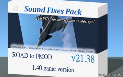 Мод "Sound Fixes Pack v21.38" для American Truck Simulator