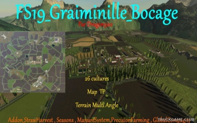 Мод "Graiminille Bocage v1.0" для Farming Simulator 2019