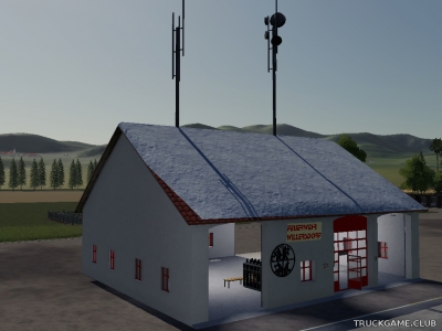 Мод "Placeable Willersdorf Fire Department v1.1" для Farming Simulator 2019