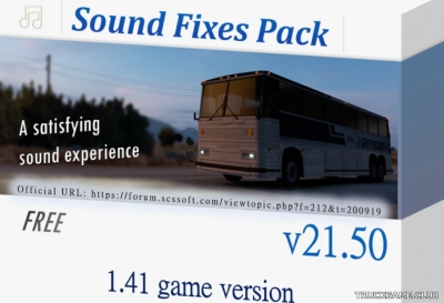 Мод "Sound Fixes Pack v21.50" для American Truck Simulator
