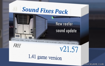 Мод "Sound Fixes Pack v21.57" для American Truck Simulator