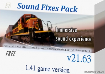 Мод "Sound Fixes Pack v21.63" для American Truck Simulator