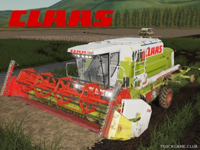 Мод "Claas Dominator 200 Mega v1.0" для Farming Simulator 2019