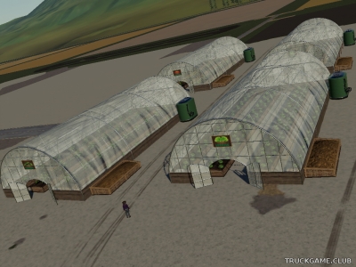 Мод "Placeable Greenhouses Pack v1.0" для Farming Simulator 2019