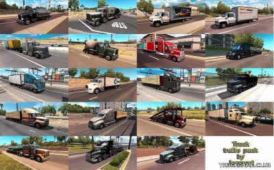 Мод "Truck traffic pack by Jazzycat v2.8" для American Truck Simulator