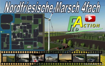 Мод "North Frisian March 4x v3.0" для Farming Simulator 2019