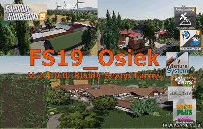 Мод "Osiek v2.4" для Farming Simulator 2019