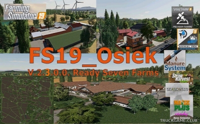 Мод "Osiek v2.3" для Farming Simulator 2019