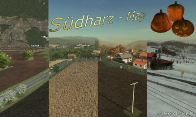 Мод "Suedharz Halloween Map" для Farming Simulator 2019