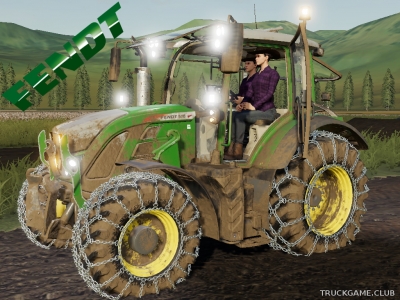 Мод "Fendt 500 Vario S4 FL v1.0" для Farming Simulator 2019