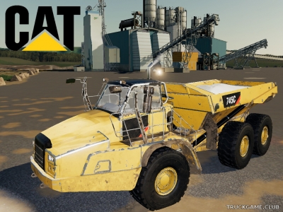 Мод "CAT 745C v1.0" для Farming Simulator 2019