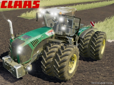 Мод "Claas Xerion 4500 / 5000 v1.1" для Farming Simulator 2019