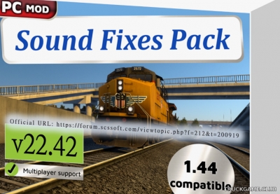 Мод "Sound Fixes Pack v22.42" для American Truck Simulator