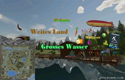Мод "Weites Land Grosses Wasser v1.0" для Farming Simulator 22