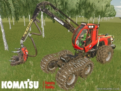 Мод "Komatsu 951 v1.1" для Farming Simulator 22