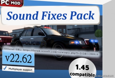 Мод "Sound Fixes Pack v22.62" для American Truck Simulator