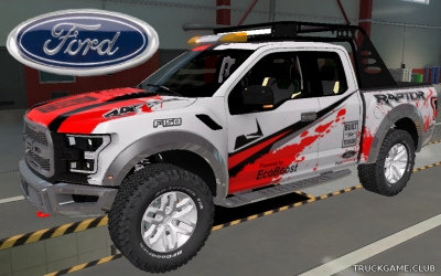 Мод "Ford F-150 Raptor 2017" для Euro Truck Simulator 2