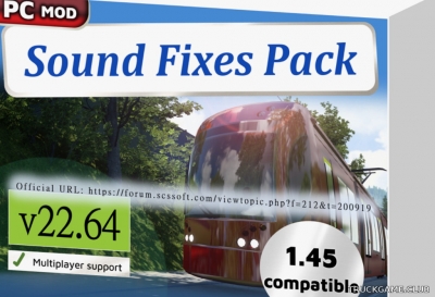 Мод "Sound Fixes Pack v22.64" для American Truck Simulator