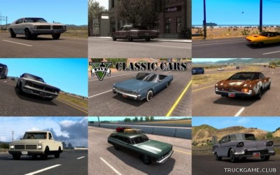 Мод "GTA V Classic Traffic Pack v1.6" для American Truck Simulator