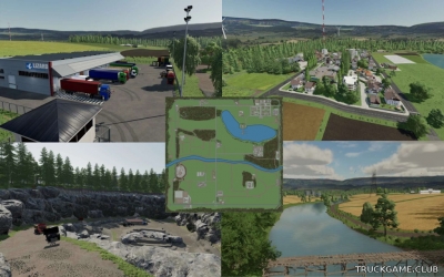 Мод "Black River Map v1.0" для Farming Simulator 22