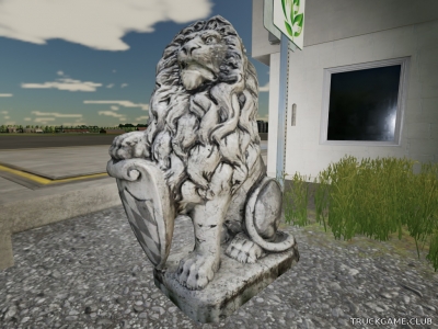 Мод "Placeable Bavarian Lion Statue v1.0" для Farming Simulator 22