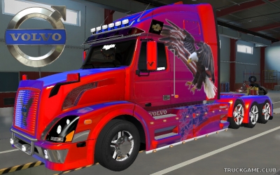 Мод "Volvo VNL 670 v1.7.5" для Euro Truck Simulator 2