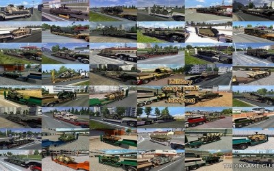 Мод "Military cargo pack by Jazzycat v6.0.1" для Euro Truck Simulator 2