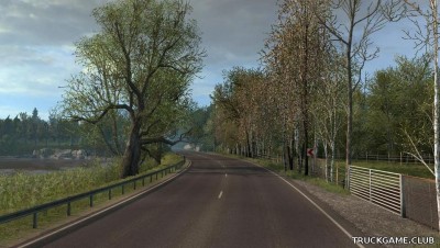 Мод "Late Autumn / Mild Winter v5.0" для Euro Truck Simulator 2