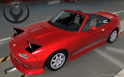 Мод "Mazda MX-5 Miata NA v1.2" для Euro Truck Simulator 2