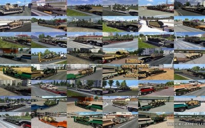 Мод "Military cargo pack by Jazzycat v6.0.2" для Euro Truck Simulator 2