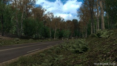 Мод "Early Autumn v7.5" для Euro Truck Simulator 2