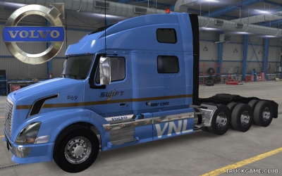 Мод "Volvo VNL Swift Skin" для American Truck Simulator