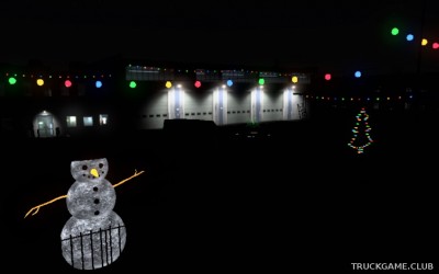 Мод "Real Decor Christmas v2.0.1" для Euro Truck Simulator 2