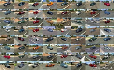 Мод "Ai traffic pack by Jazzycat v19.0" для Euro Truck Simulator 2