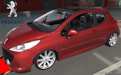 Мод "Peugeot 207 RC" для Euro Truck Simulator 2