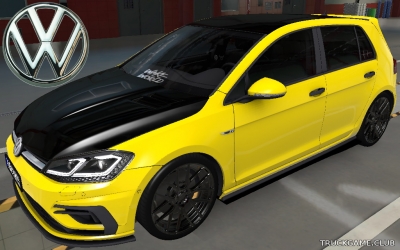 Мод "Volkswagen Golf R Line Mk7.5 2018" для Euro Truck Simulator 2