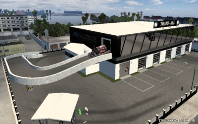 Мод "Trans-All Garage D-Deck" для American Truck Simulator