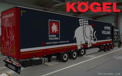 Мод "Ownable Koegel Trailer" для Euro Truck Simulator 2