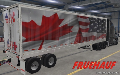 Мод "Ownable Fruehauf Box Trailer" для American Truck Simulator