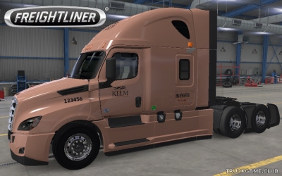 Мод "Freightliner Cascadia KLLM Skin" для American Truck Simulator