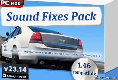 Мод "Sound Fixes Pack v23.14" для American Truck Simulator