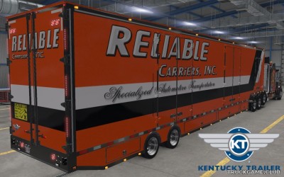 Мод "Ownable Kentucky RD Moving Van" для American Truck Simulator