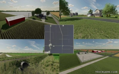 Мод "Praire Farm Michigan v1.1" для Farming Simulator 22