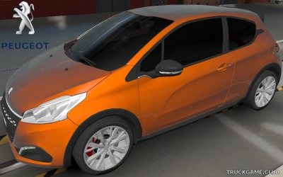 Мод "Peugeot 208 GTi 2014" для Euro Truck Simulator 2