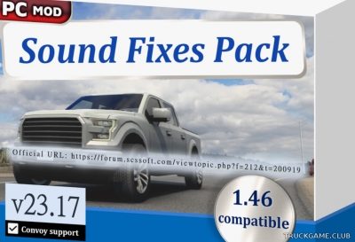 Мод "Sound Fixes Pack v23.17" для Euro Truck Simulator 2