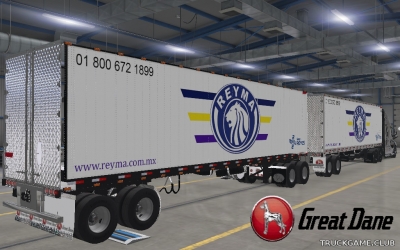 Мод "Ownable Great Dane CV-J91" для American Truck Simulator