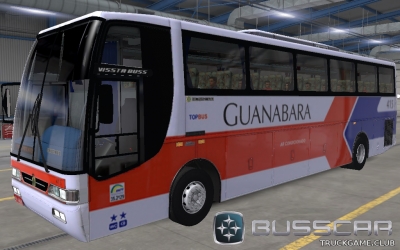 Мод "Busscar Vissta Buss 1999" для American Truck Simulator